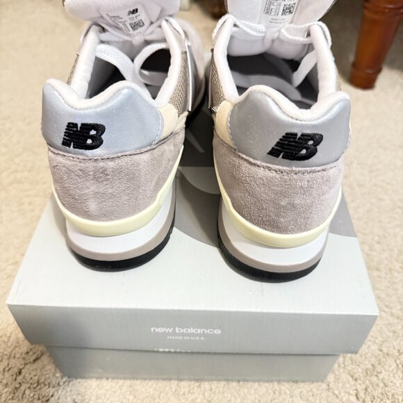 $349 Authentic NEW BALANCE U996GR Made in USA Men\'s Gray Suede Sneakers Sz.10.5 main image 9